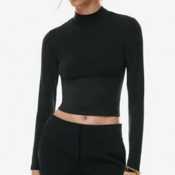 Aritzia Babaton Contour Mock Neck Longsleeve - Picture 1 of 5